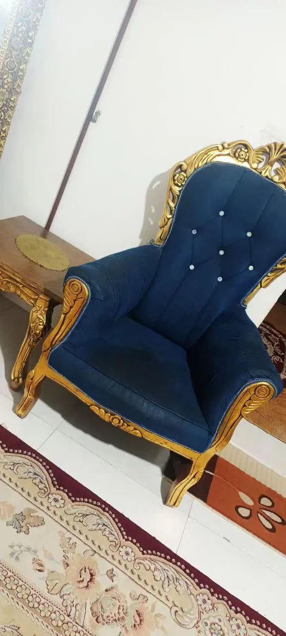 مبلمان استیل 7 نفره|مبلمان خانگی و میز عسلی|مشهد, گاز|دیوار