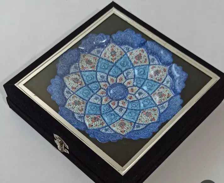 بشقاب مینا کاری|صنایع دستی و سایر لوازم تزئینی|اصفهان, مولوی|دیوار