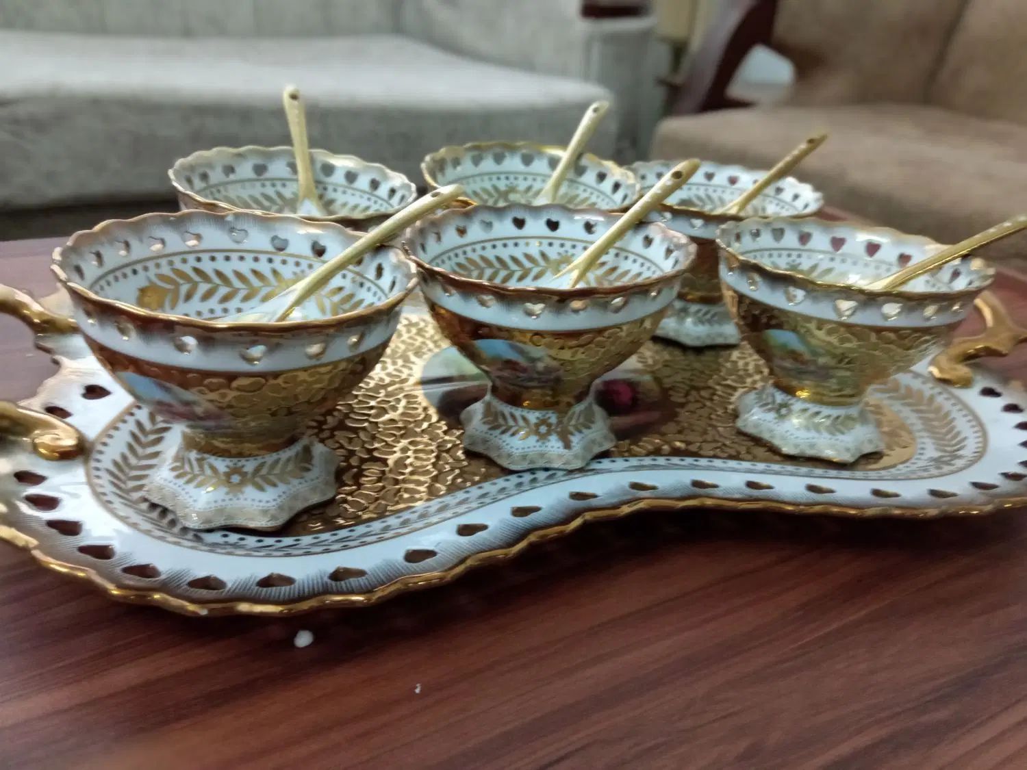 سرویس‌بستنی‌خوری‌باسینی‌|ظروف سرو و پذیرایی|تهران, آسمان|دیوار
