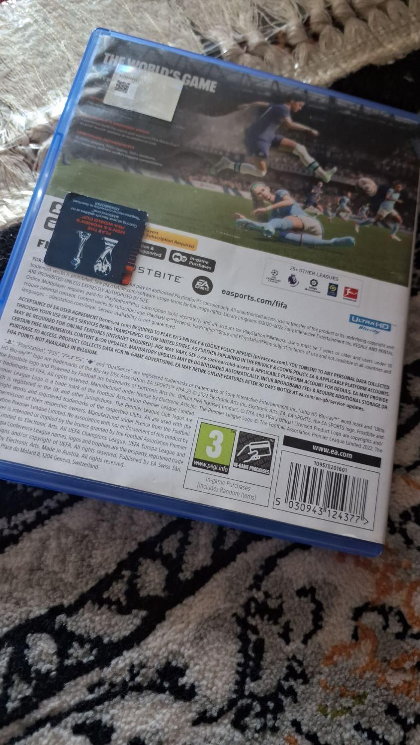 دیسک بازی ps5 fifa23|کنسول، بازی ویدئویی و آنلاین|رشت, سلیمانداراب|دیوار