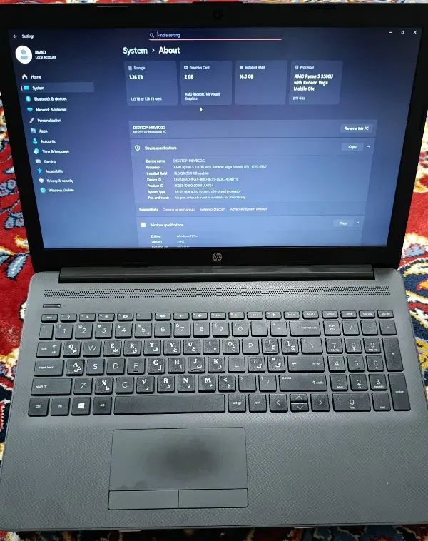 لپتاپ hp|رایانه همراه|مشهد, خواجه ربیع|دیوار