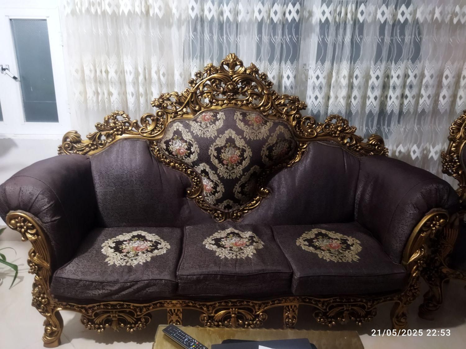 مبل استیل مدل مصری هفت نفره|مبلمان خانگی و میز عسلی|بندر گز, |دیوار