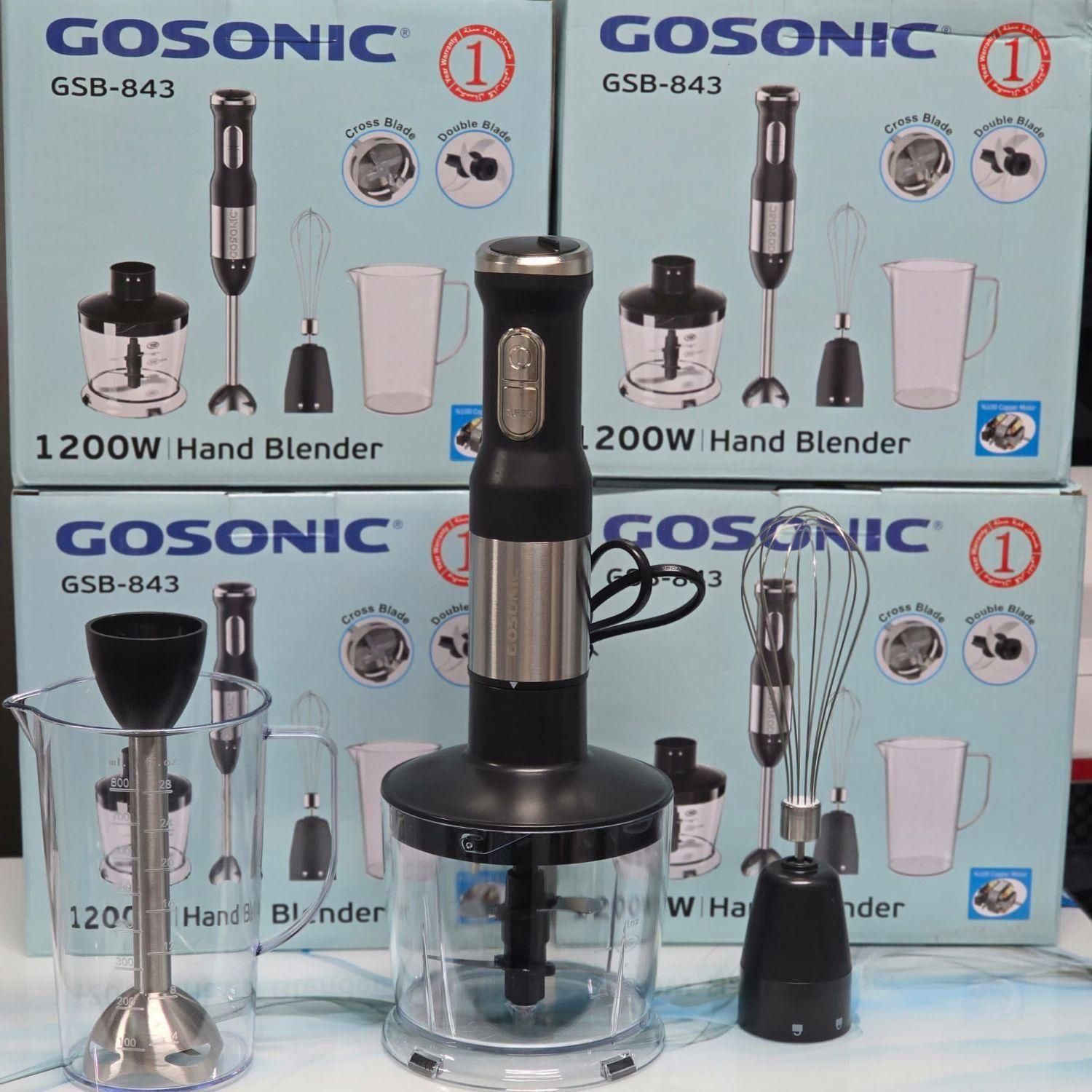 گوشت کوب برقی 3کاره گاسونیک 1200وات 843 خردکن همزن|خردکن، آسیاب، غذاساز|مشهد, طلاب|دیوار