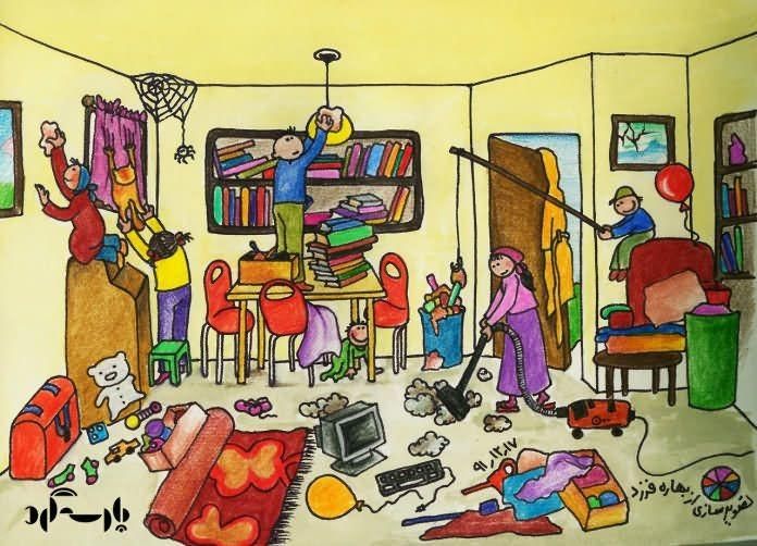 نظافت منزل و‌ پله و محل کار و نگهداری از سالمند|خدمات نظافت|کرج, دهقان ویلا|دیوار