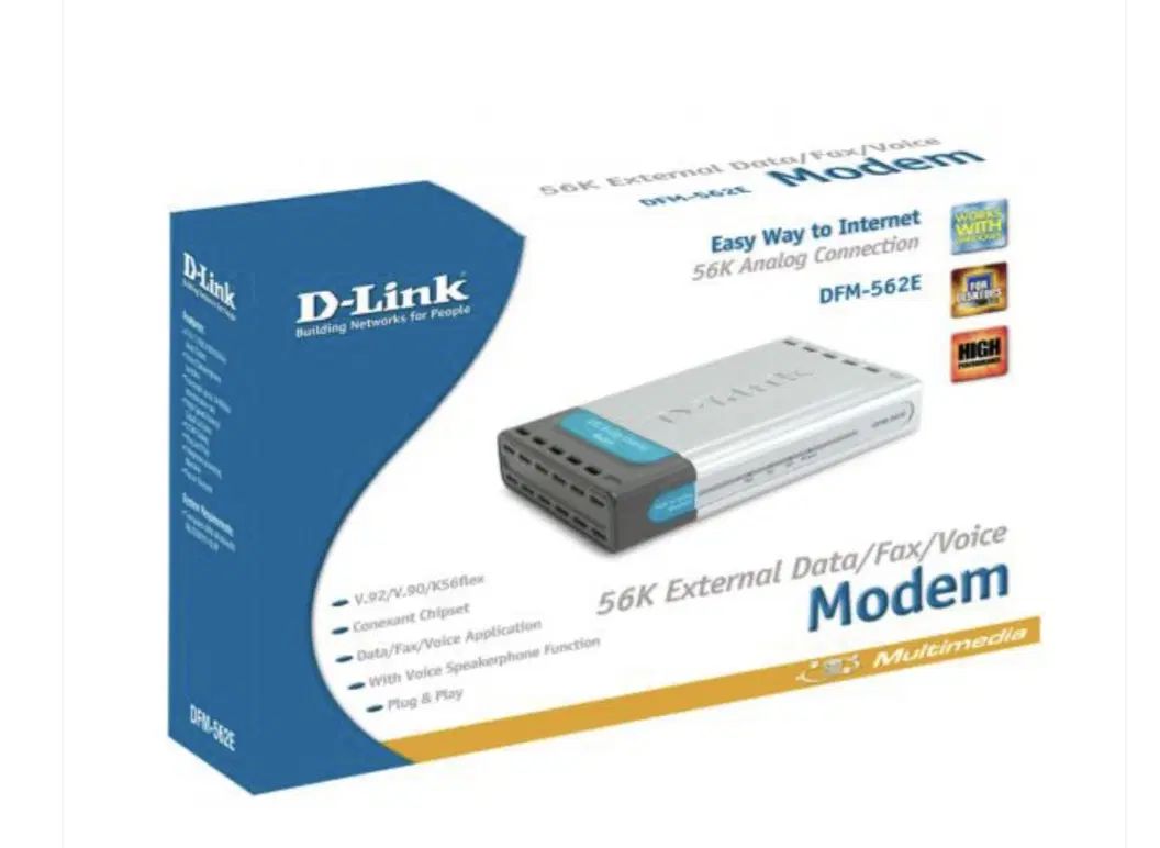 مودم دیال آپ اکسترنال با پورت  D-link DFM-562E|مودم و تجهیزات شبکه|اصفهان, شفق|دیوار