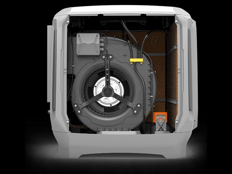 کولر آبی سلولزی پلیمری 8000 بغل زن (AM80) ایرومکس|کولر آبی|بیرجند, |دیوار