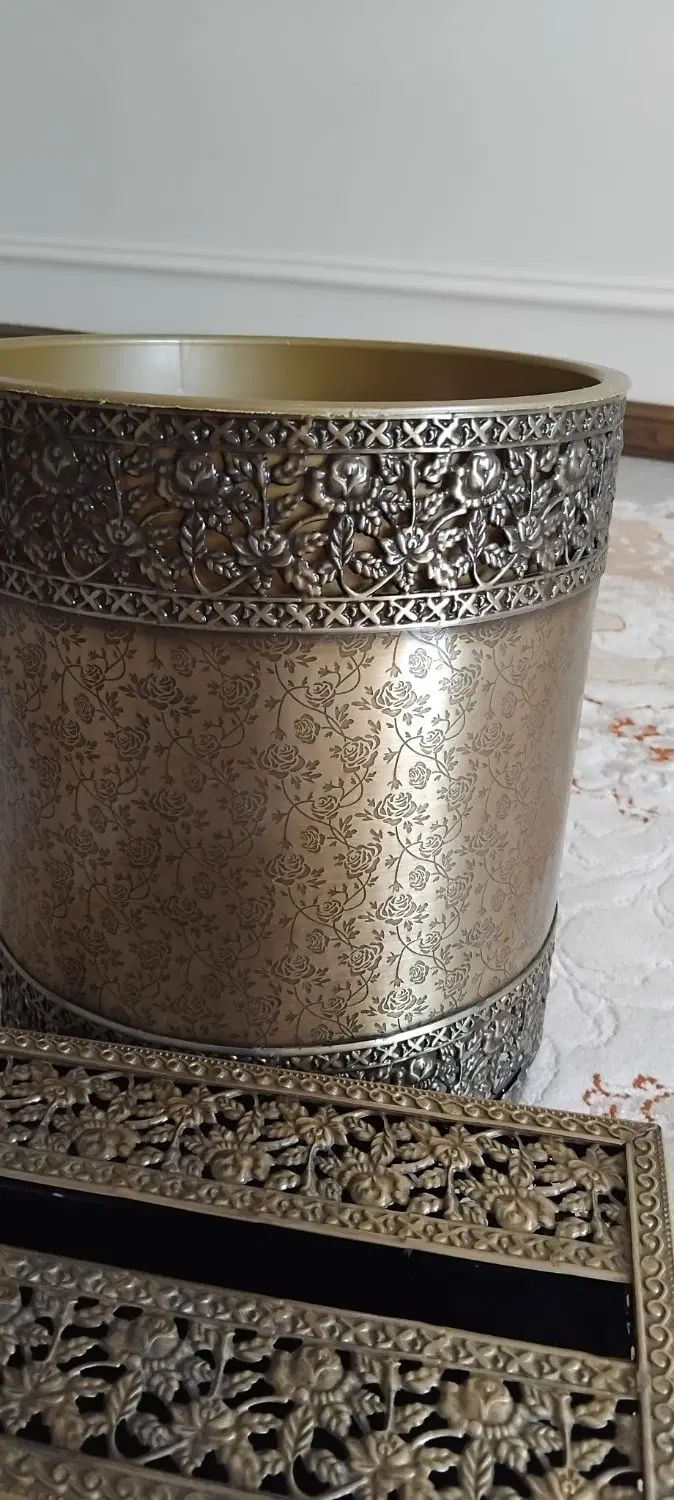 سطل زباله و جا دستمالی|صنایع دستی و سایر لوازم تزئینی|مشهد, فرهنگیان (شهرک غرب)|دیوار