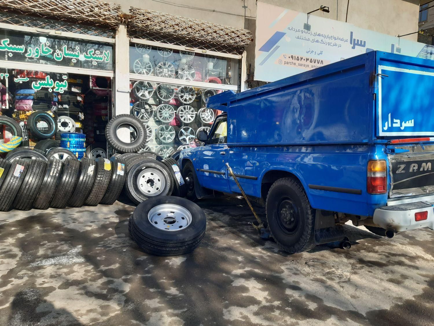 فقط لاستیک خارجی نیسان درجه یک تیوبلس چمن ۵۶|قطعات یدکی و لوازم جانبی|مشهد, مصلی (کارمندان اول)|دیوار