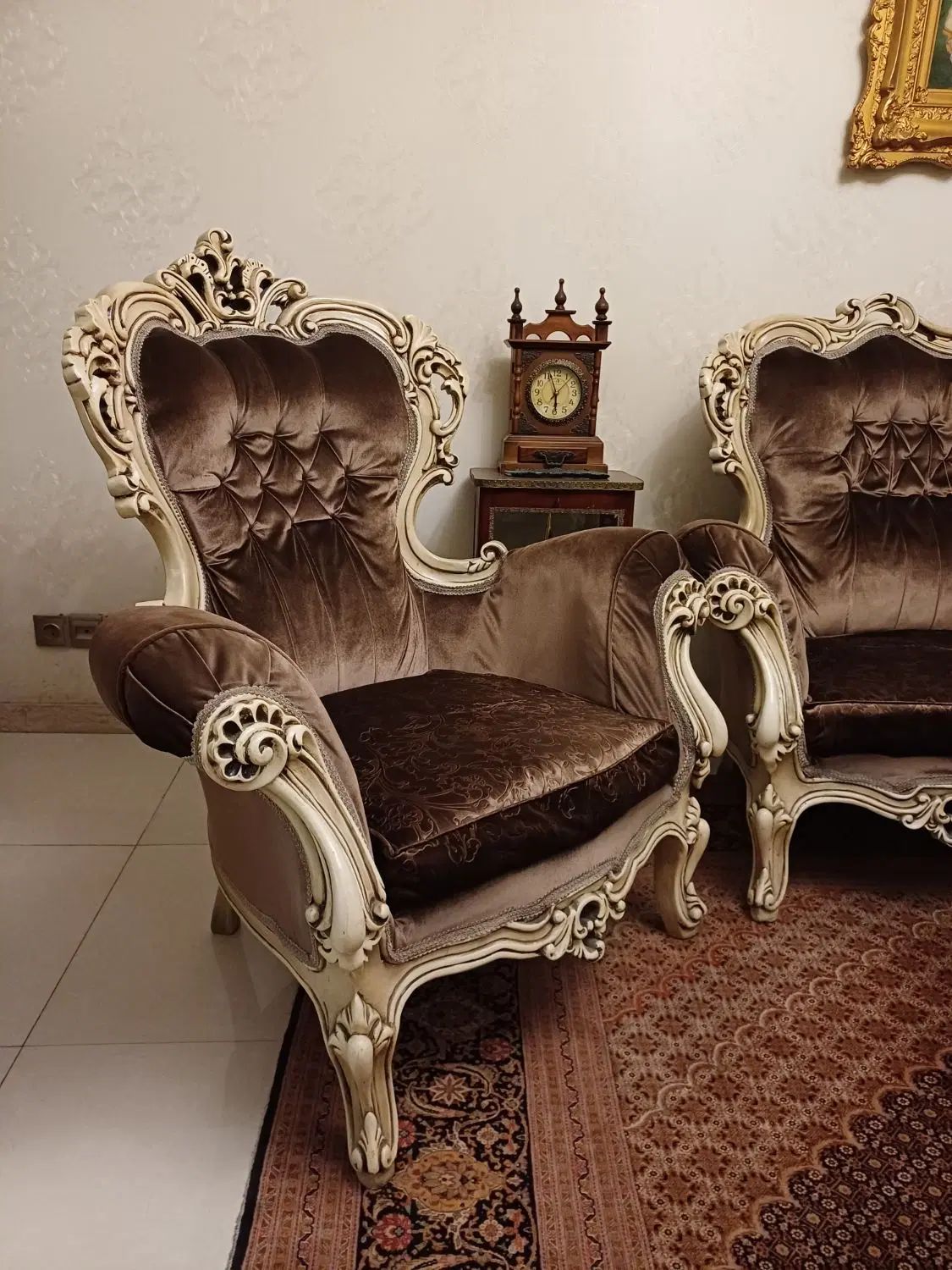 مبلمان استیل چوب گردو و ناهار خوری و کنسول|مبلمان خانگی و میز عسلی|تهران, امیرآباد|دیوار