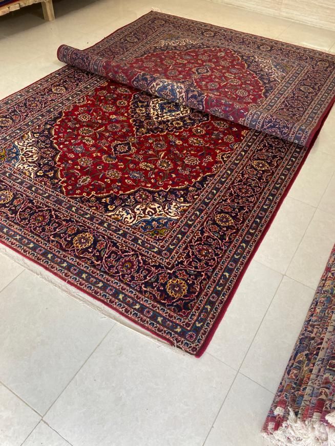 جفت۹ متری کاشان گوشتدار زمینه لاکی|فرش|همدان, |دیوار