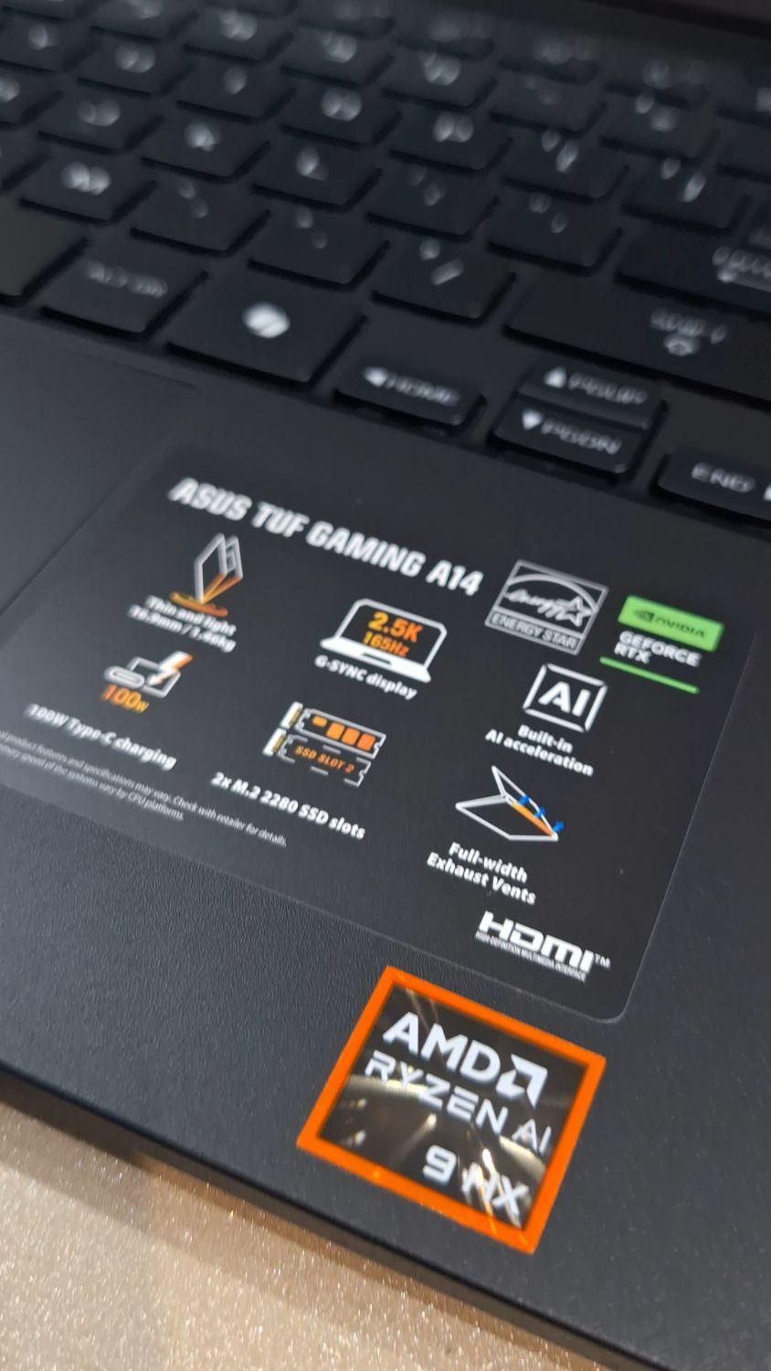 لپتاپ ASUS TUF GAMING 14INCH فوق سبک آکبند|رایانه همراه|شیراز, ملاصدرا|دیوار