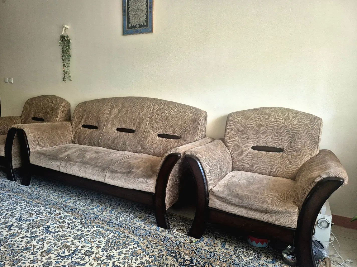 مبلمان راحتی ۷ نفره|مبلمان خانگی و میز عسلی|اصفهان, کوی امام|دیوار