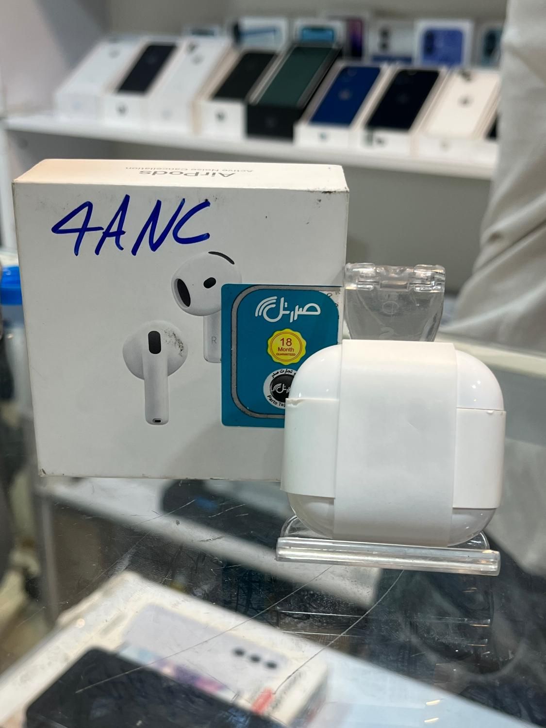 Airpod 4 ANC مشابه اکبند گارانتی باقی مانده|لوازم جانبی موبایل و تبلت|کرج, کوی امامیه|دیوار