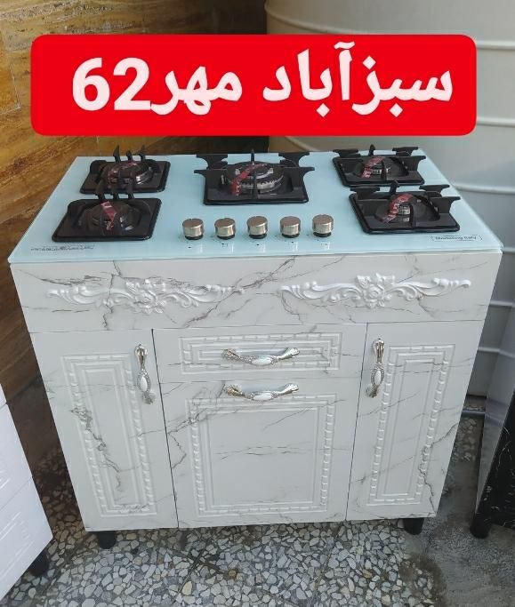 گاز کمد دار چوبی طوسی مشکی|اجاق گاز و لوازم برقی پختوپز|بوشهر, |دیوار
