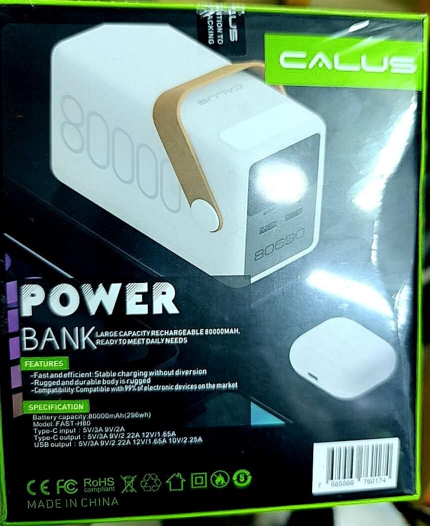 پاوربانک Fast H80 calus 80000|لوازم جانبی موبایل و تبلت|شهریار, |دیوار