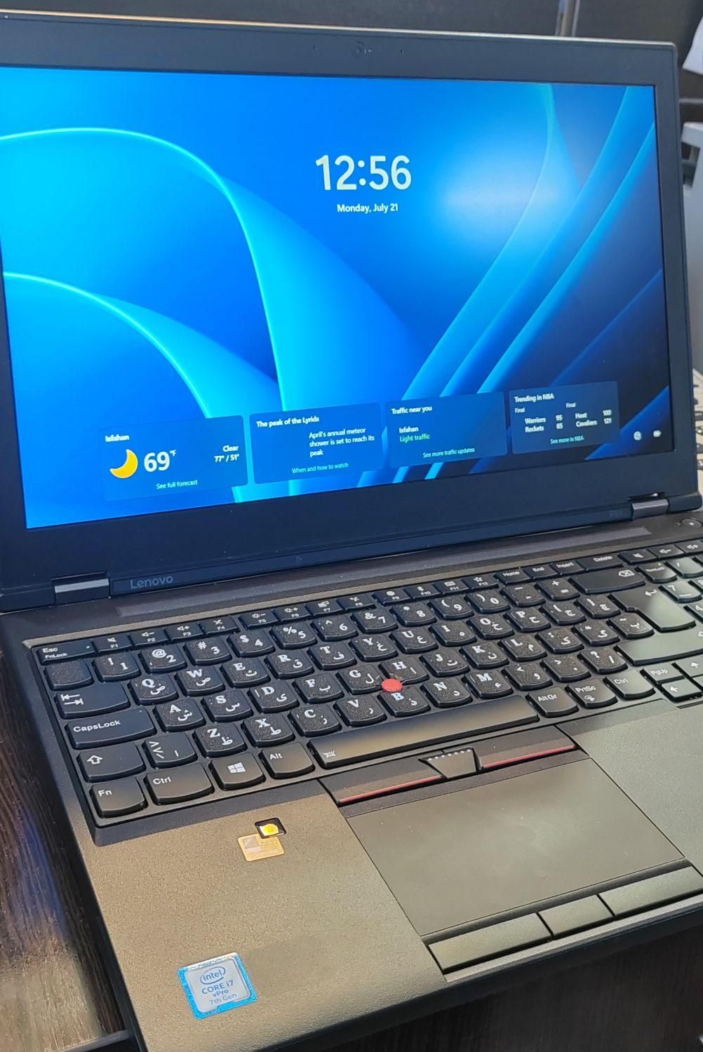 لب تاب lenovo p51|رایانه همراه|اصفهان, احمدآباد|دیوار