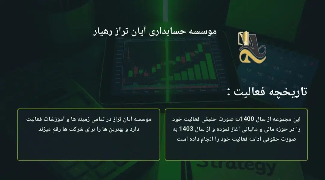 موسسه حسابداری و مالیاتی آیان تراز رهیار|خدمات مالی، حسابداری، بیمه|اصفهان, احمدآباد|دیوار
