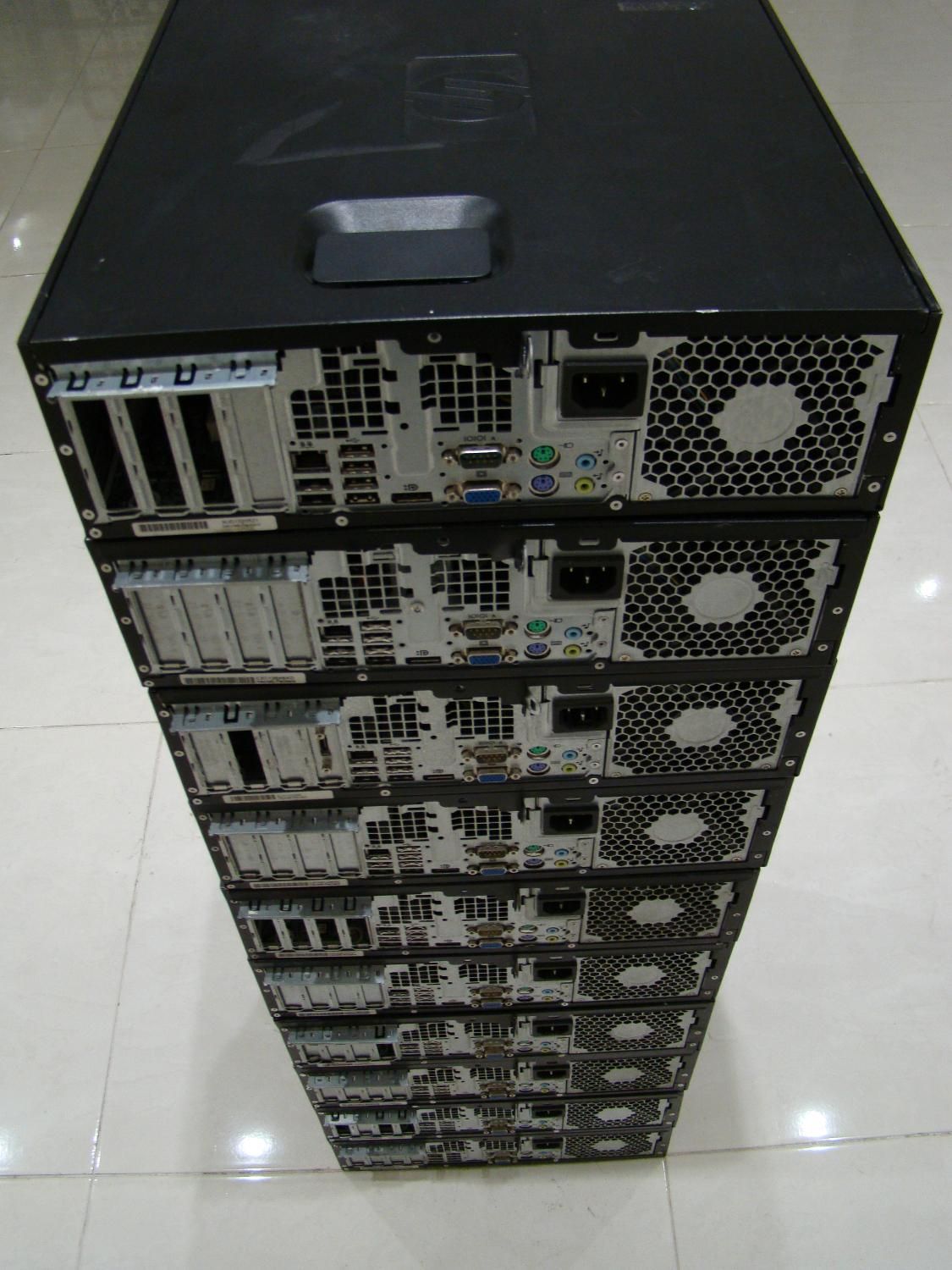 مینی کیس hp i5 نسل 3 گیمینگ گیم نت ترید حسابداری|رایانه رومیزی|تبریز, |دیوار