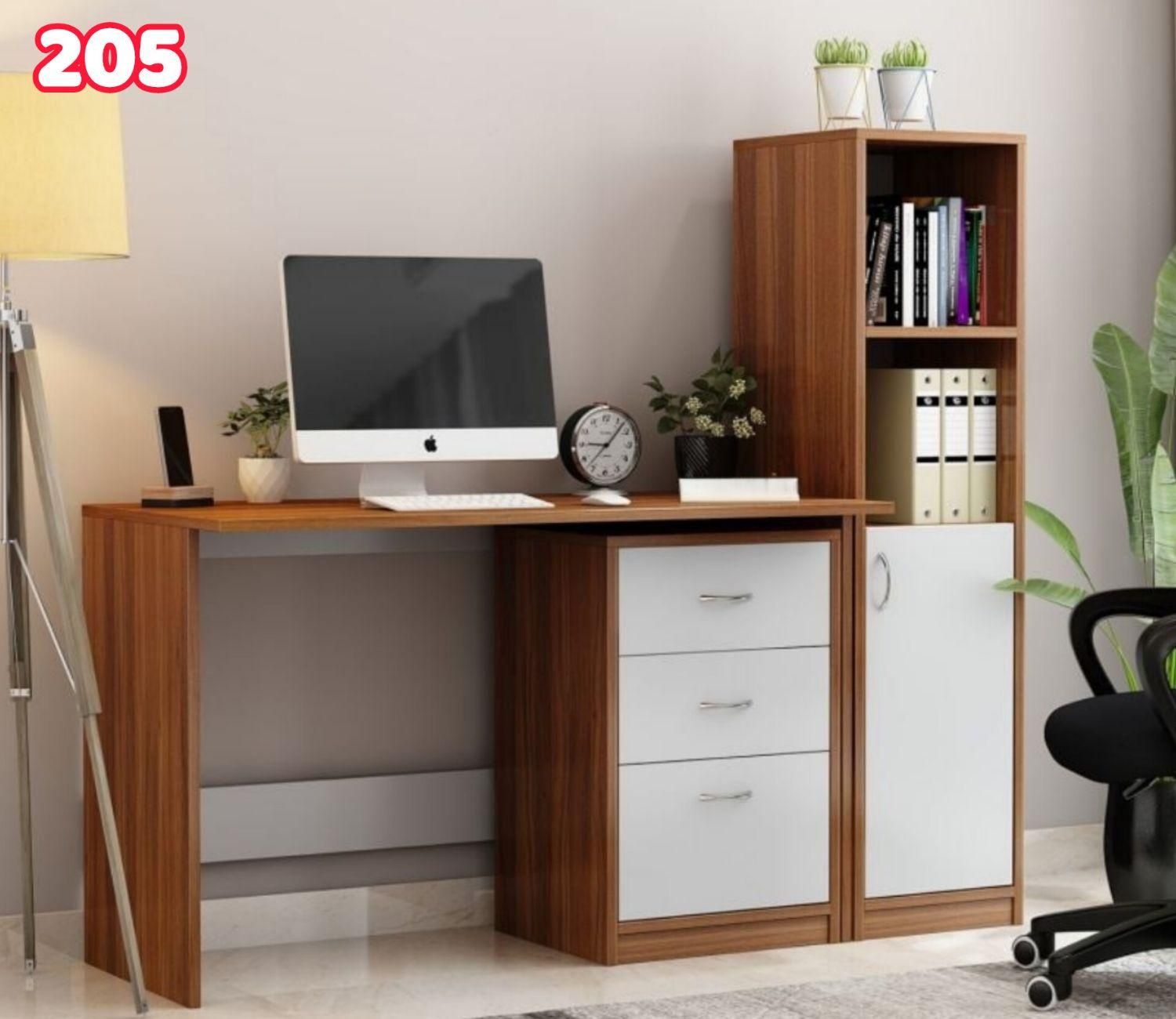 میز تحریر با کشو، کتابخانه، شلف (سری ۱)|میز تحریر و کامپیوتر|رشت, ولکس|دیوار