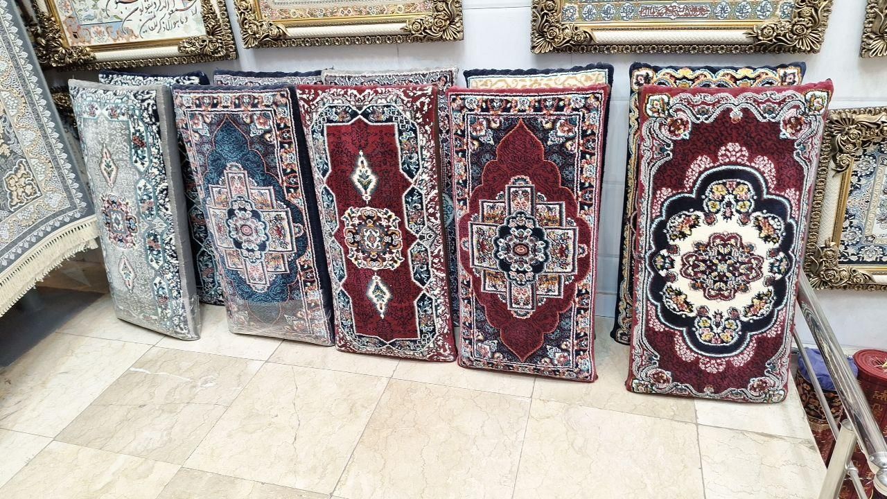 پشتی قرمز سنتی پشتی لاکی ایرانی ارامش نگارین|پشتی|مشهد, امیر|دیوار