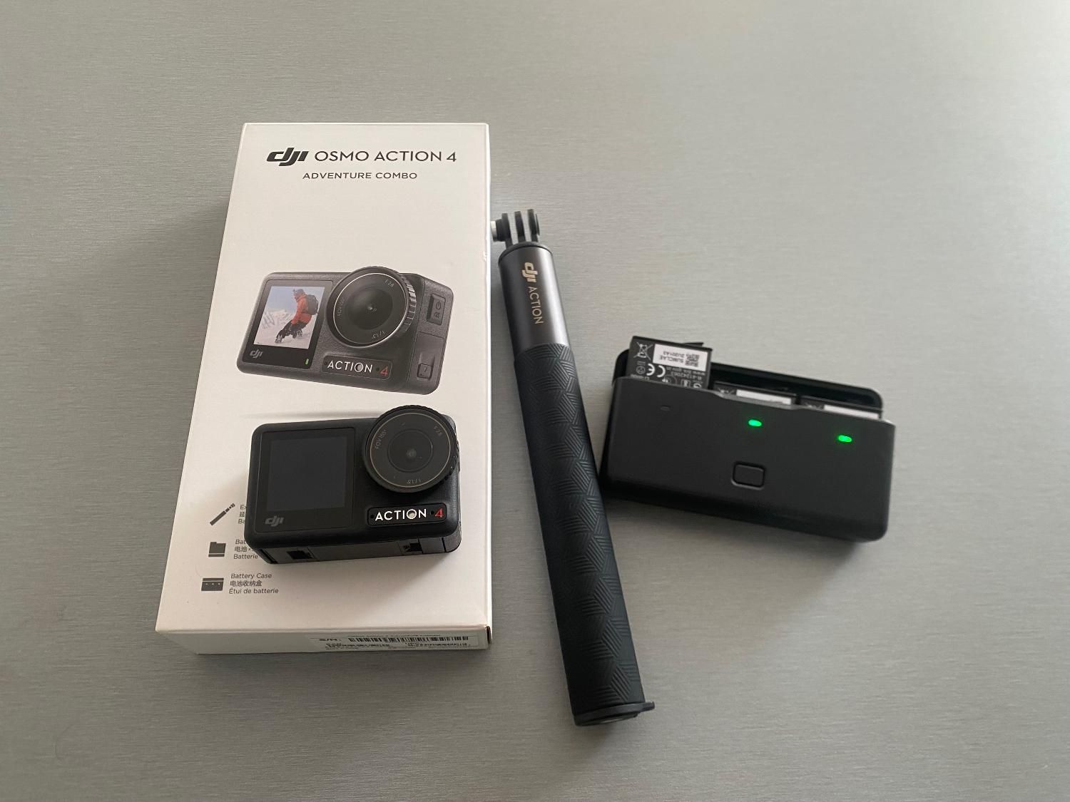 دوربین ورزشی Dji osmo action 4 adventure combo|دوربین عکاسی و فیلم‌برداری|رشت, نظری|دیوار