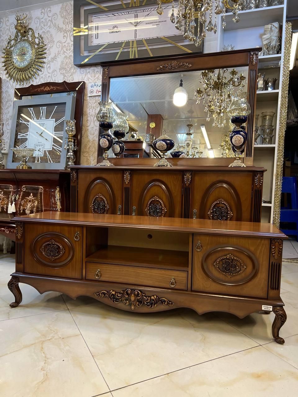 آینه و کنسول مدل امپراتور|بوفه، ویترین، کنسول|ملارد, |دیوار