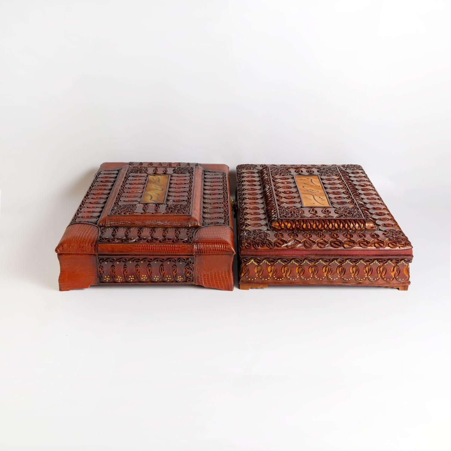 قرآن نفیس رحلی جلدوجعبه چرم‌کارشده(کد۸۱)   فخررازی|کتاب و مجله مذهبی|تهران, بهارستان|دیوار