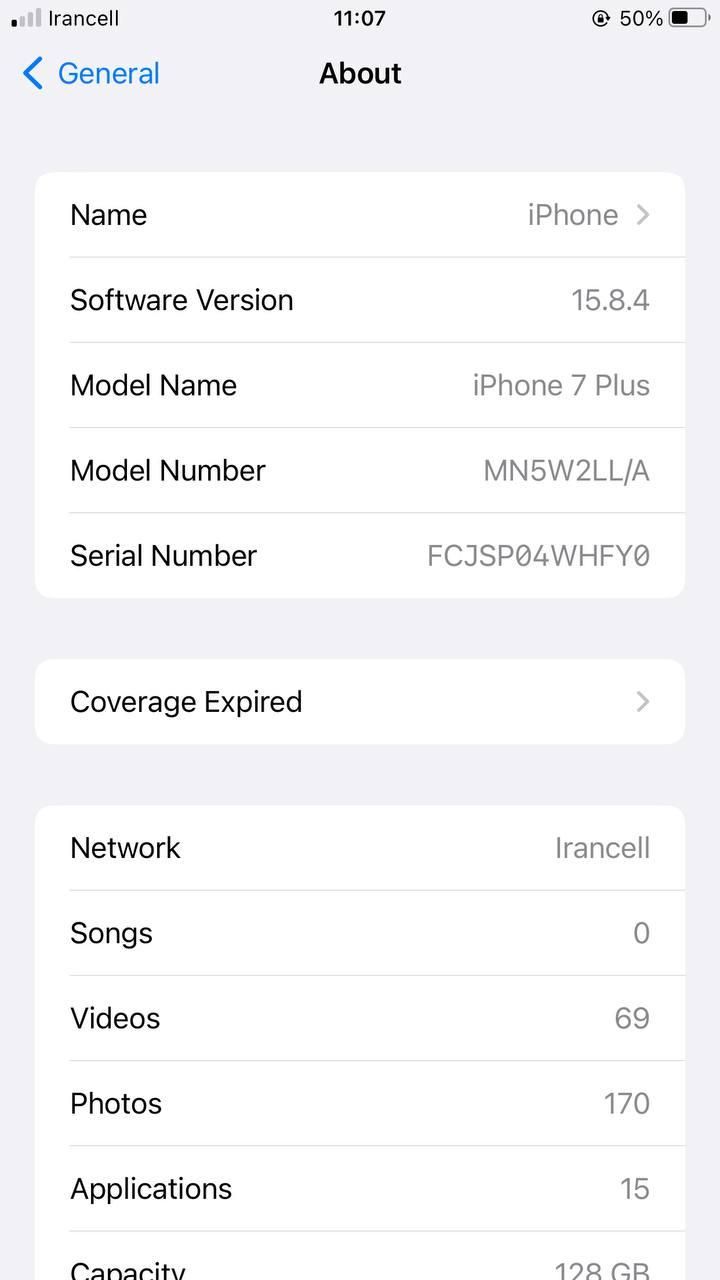 اپل iPhone 7 Plus با حافظهٔ ۱۲۸ گیگابایت|موبایل|اصفهان, شهرک امام خمینی|دیوار