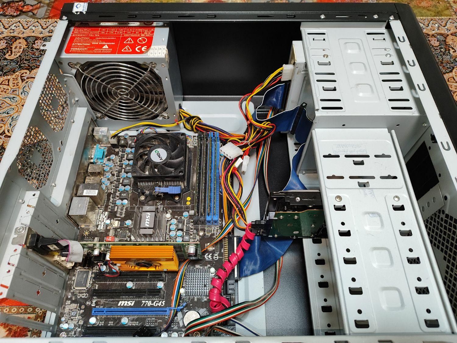 کیس ۴هسته با رم ۸ ddr3 هارد ۵۰۰ و گرافیک ۱|رایانه رومیزی|چالوس, |دیوار