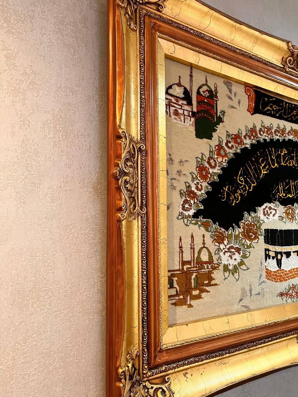 تابلو وان یکاد مکه و مدینه|تابلو فرش|تهران, جردن|دیوار