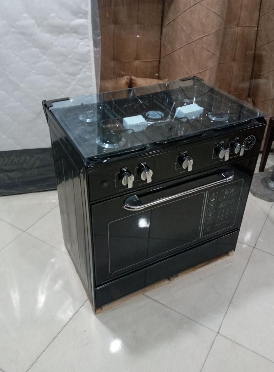 اجاق گاز طرح فر ۵شعله آکبند نو(لوازم خانگی ماهان)|اجاق گاز و لوازم برقی پخت‌وپز|سمنان, |دیوار