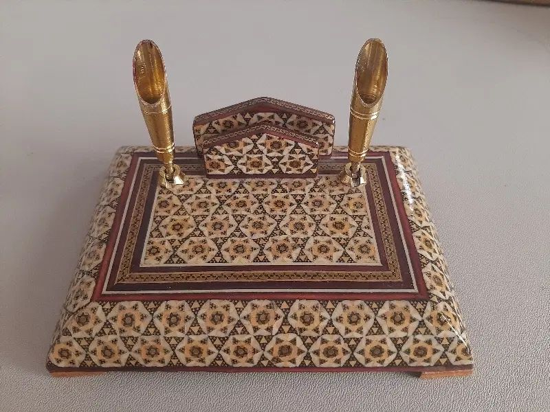 خاتم کاری رومیزی|صنایع دستی و سایر لوازم تزئینی|تهران, دکتر هوشیار|دیوار