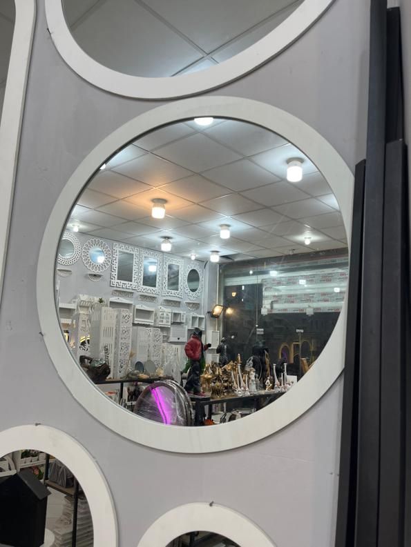 شلف آینه پی وی سی نیم دایره گرد|آینه|مشهد, نرگس (شهرک غرب)|دیوار