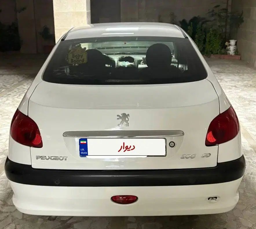 ۲۰۶sd v8 مدل ۱۳۹۶|خودرو سواری و وانت|رشت, رشتیان|دیوار