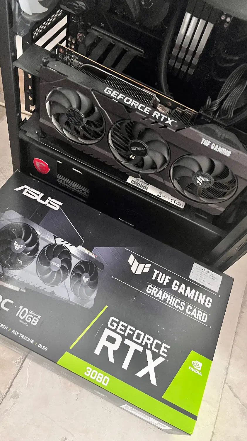 گرافیک asus 3080 tuf gaming 10 gb|قطعات و لوازم جانبی رایانه|تهران, باغ فیض|دیوار