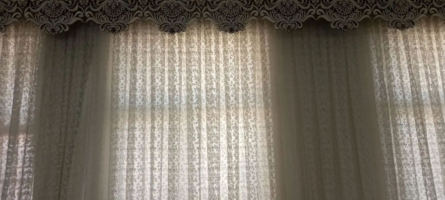 پرده توری زیبا|پرده، رانر، رومیزی|کرمانشاه, |دیوار