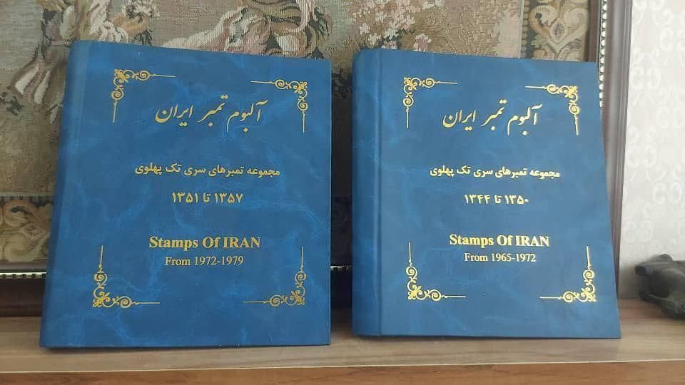 آلبوم شناسنامه ای تمبر های پهلوی|کلکسیون سکه، تمبر، اسکناس|تهران, بریانک|دیوار