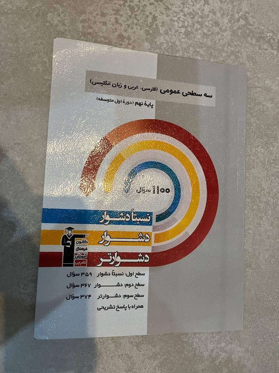 کتاب قلمچی نهم|لوازم التحریر|مشهد, چهارچشمه|دیوار