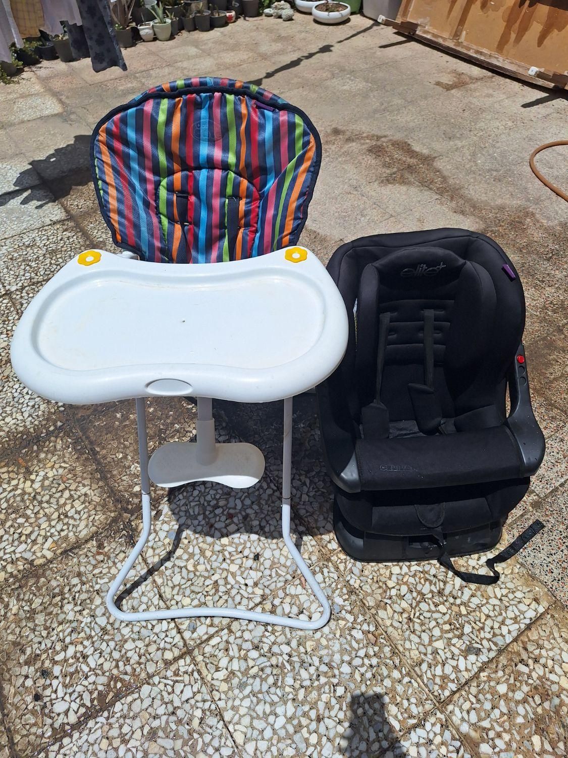 صندلی غذا و صندلی ماشین کودک تاب کودک|تخت و صندلی بچه|زاهدان, |دیوار