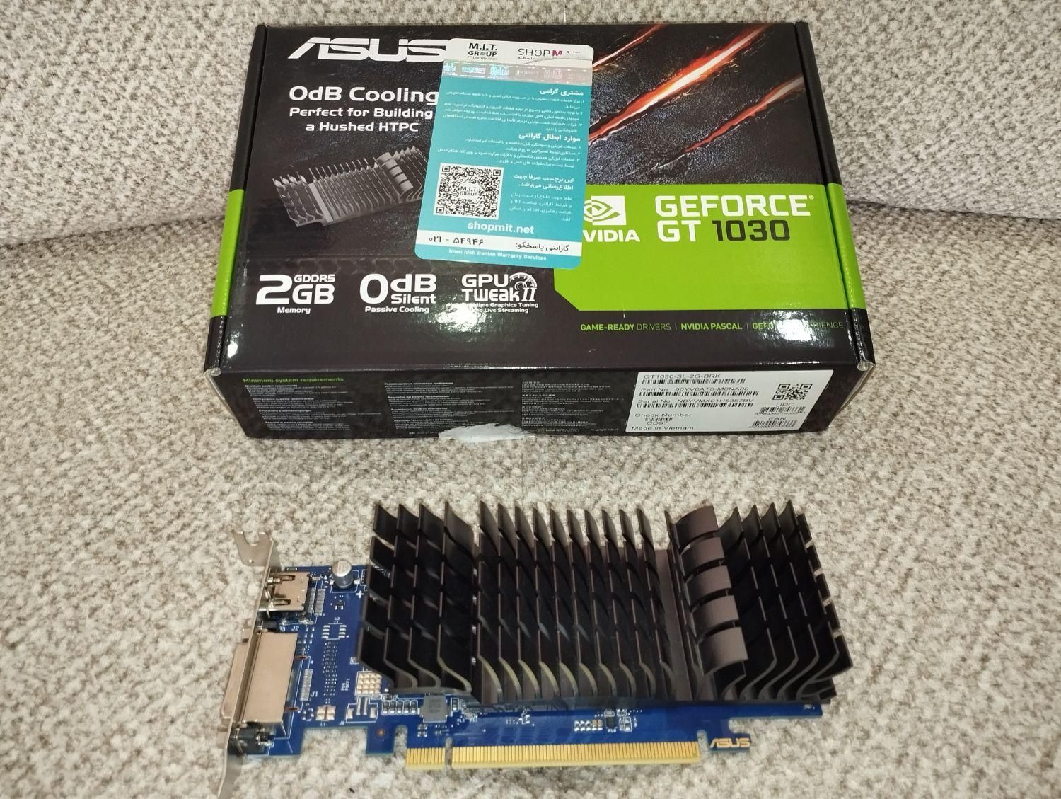 کارت گرافیک GT1030 ایسوس|قطعات و لوازم جانبی رایانه|قزوین, |دیوار