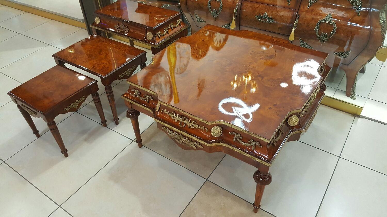 جلوومبلی مازول ۴تیکه پایه خراطی|مبلمان خانگی و میز عسلی|تبریز, |دیوار