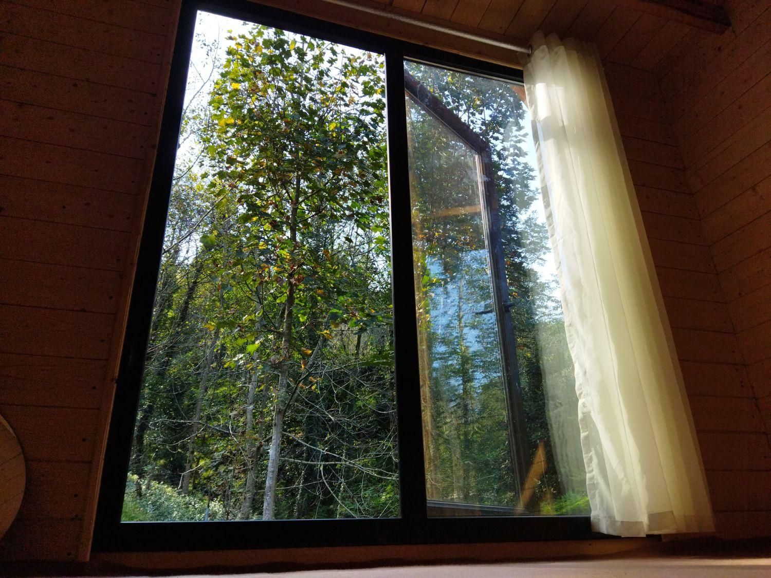 کلبه سوئیسی جنگلی|اجارهٔ کوتاهمدت ویلا و باغ|لاهیجان, آهندان|دیوار