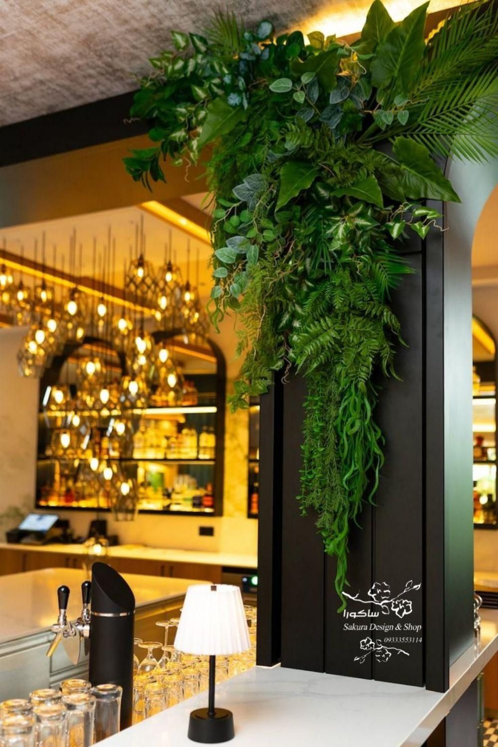 (خاصترین مدل دیوارگیاه) (گیاه آویزسبز مصنوعی)|گل مصنوعی|تهران, آهنگ|دیوار