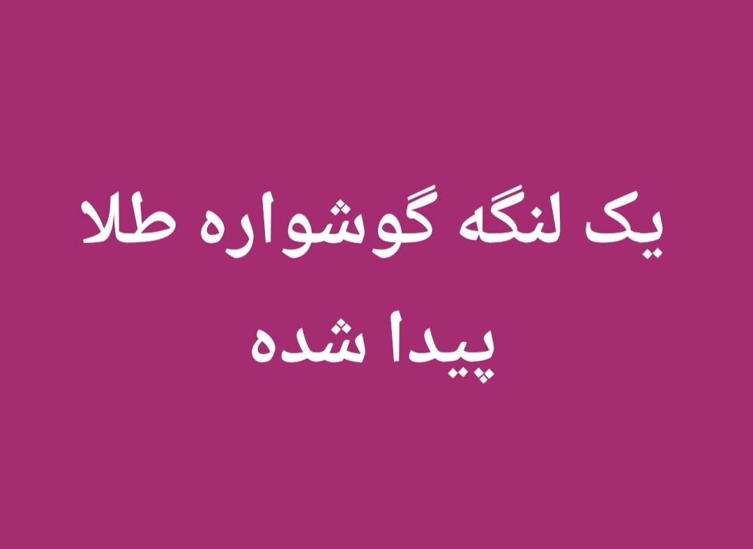 گوشواره طلا پیدا شده|اشیا|کرج, حصارک بالا|دیوار