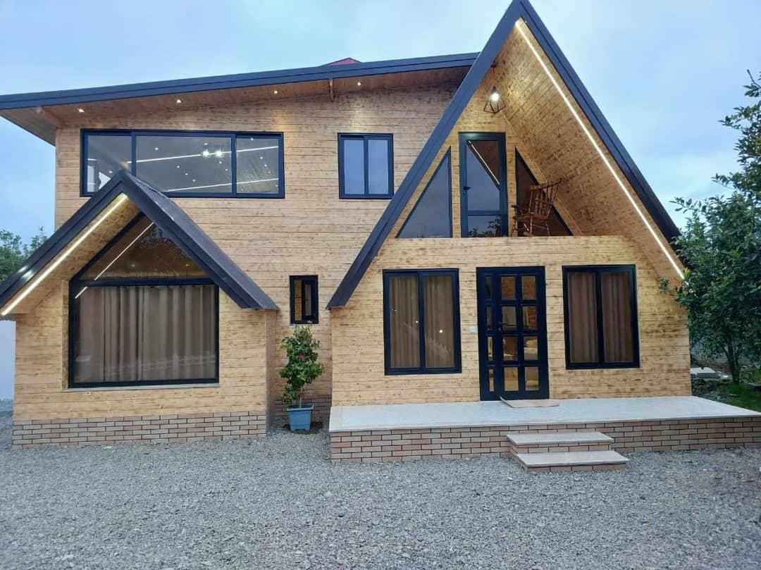 کلبه سویسی لاک چری بااستخر باکد 450|اجارهٔ کوتاهمدت ویلا و باغ|رامسر, |دیوار