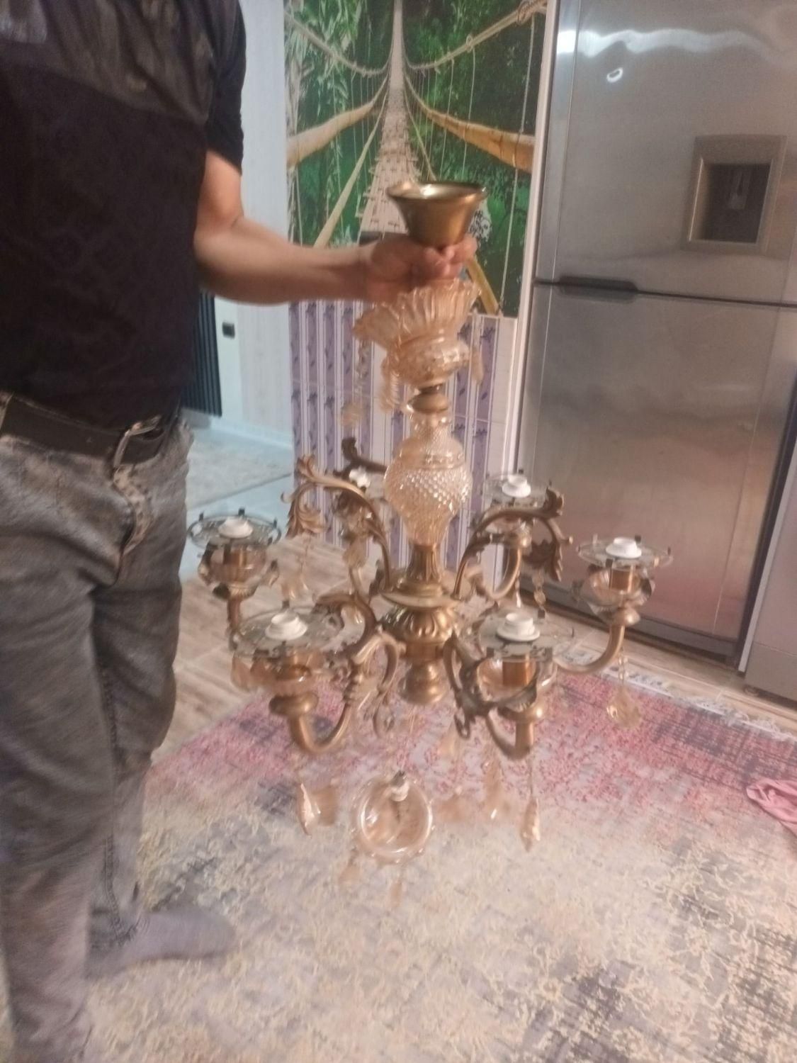 لوستر|لوستر و چراغ آویز|مشهد, پنجتن|دیوار