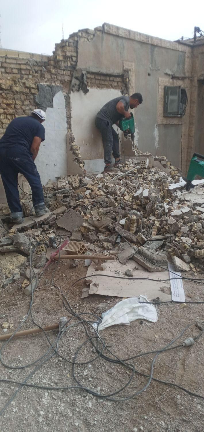 تخریب کاری کلی وجزیی لوله کشی آب فاضلاب نشت یابی|خدمات پیشه و مهارت|اهواز, گلستان|دیوار