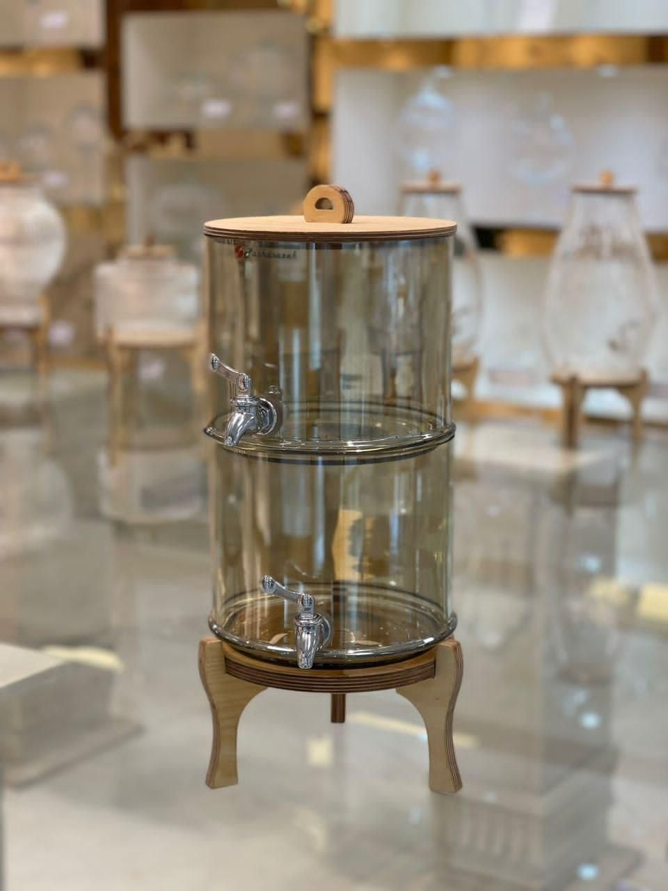 کلمن شیشه ای دوطبقه|ظروف سرو و پذیرایی|تهران, جی|دیوار