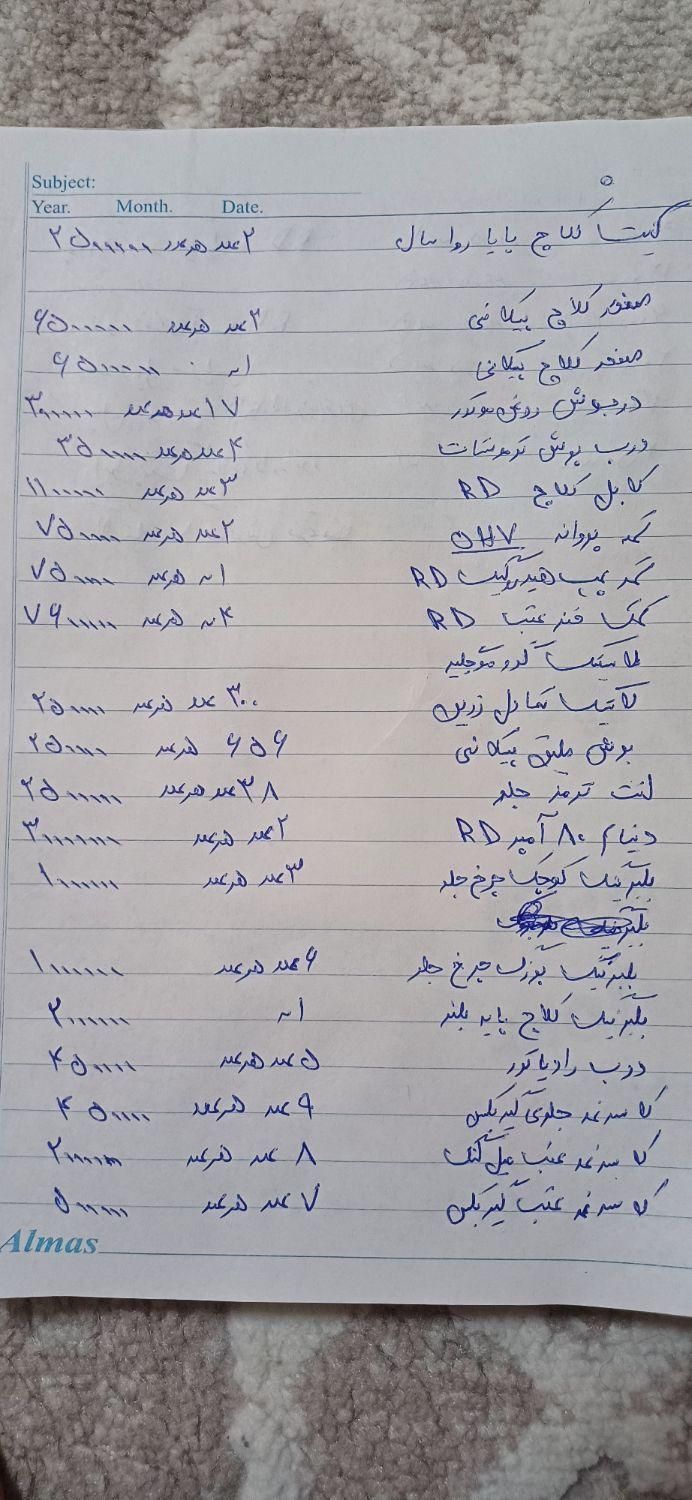 لوازم پیکان و اردی|قطعات یدکی و لوازم جانبی|تهران, یافت‌آباد|دیوار