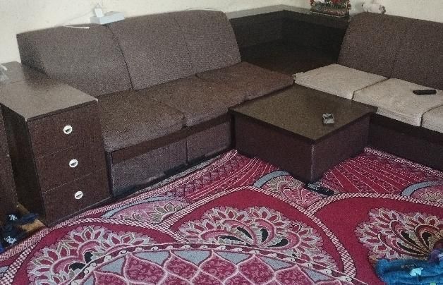 فروش مبل ۶نفر ال|مبلمان خانگی و میز عسلی|بندر ماهشهر, |دیوار